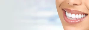 close up smile white teeth